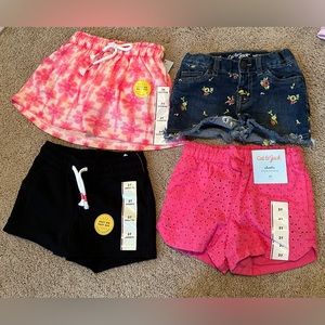 Cat & Jack Toddler Girls Size 3T Shorts/Skort Set